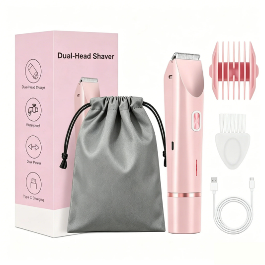 2-in-1 Waterproof Women's Shaver & Bikini Trimmer
