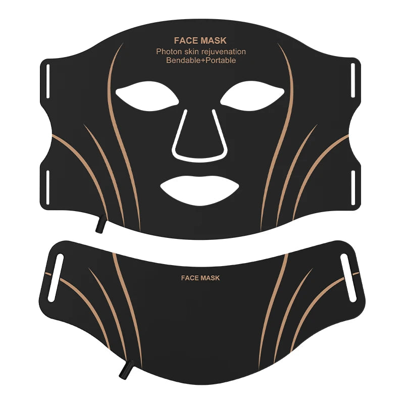 7-Color LED Face & Neck Mask | Wireless Red Light Therapy Skin Care Device