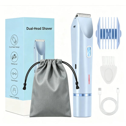 2-in-1 Waterproof Women's Shaver & Bikini Trimmer