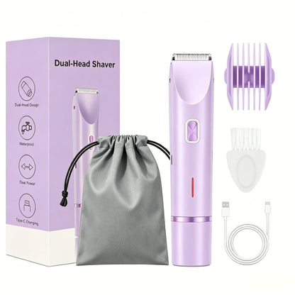 2-in-1 Waterproof Women's Shaver & Bikini Trimmer