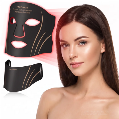 7-Color LED Face & Neck Mask | Wireless Red Light Therapy Skin Care Device